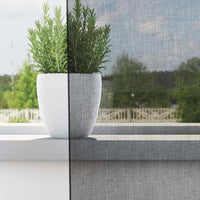 Tende in Voile con Linguetta 2 pz Nero 4102258