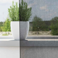 Tende in Voile con Linguetta 2 pz Nero 4102259