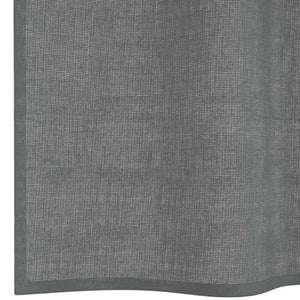 Tende in Voile con Passanti 2 pz Grigio Scuro 140x260 cm 4102275