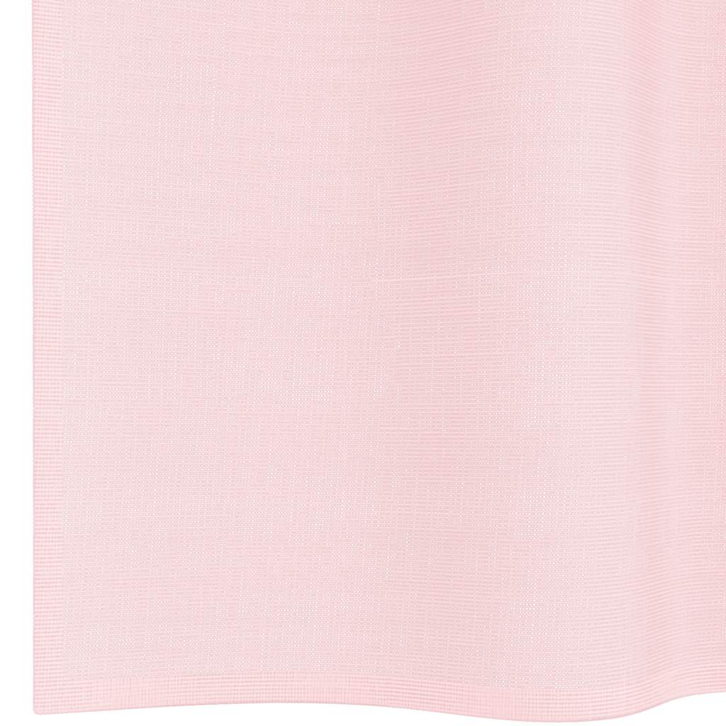 Tende in Voile con Passanti 2 pz Rosa Chiaro 140x260 cm 4102280