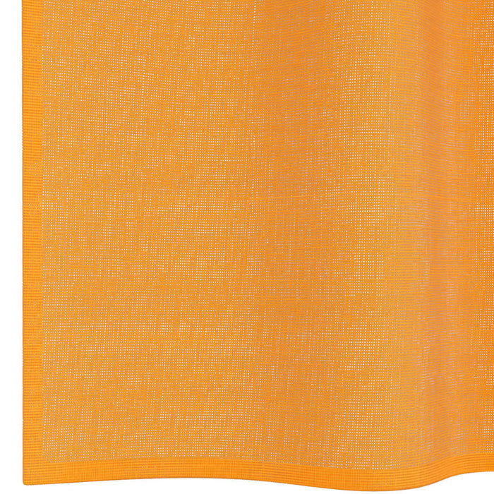Tende in Voile con Passanti 2 pz Arancio 140x140 cm