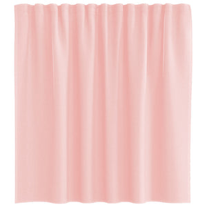 Tende in Voile con Passanti 2 pz Rosa 140x140 cm 4102286