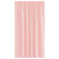 Tende in Voile con Passanti 2 pz Rosa 140x175 cm 4102287