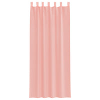 Tende in Voile con Passanti 2 pz Rosa 140x260 cm 4102290