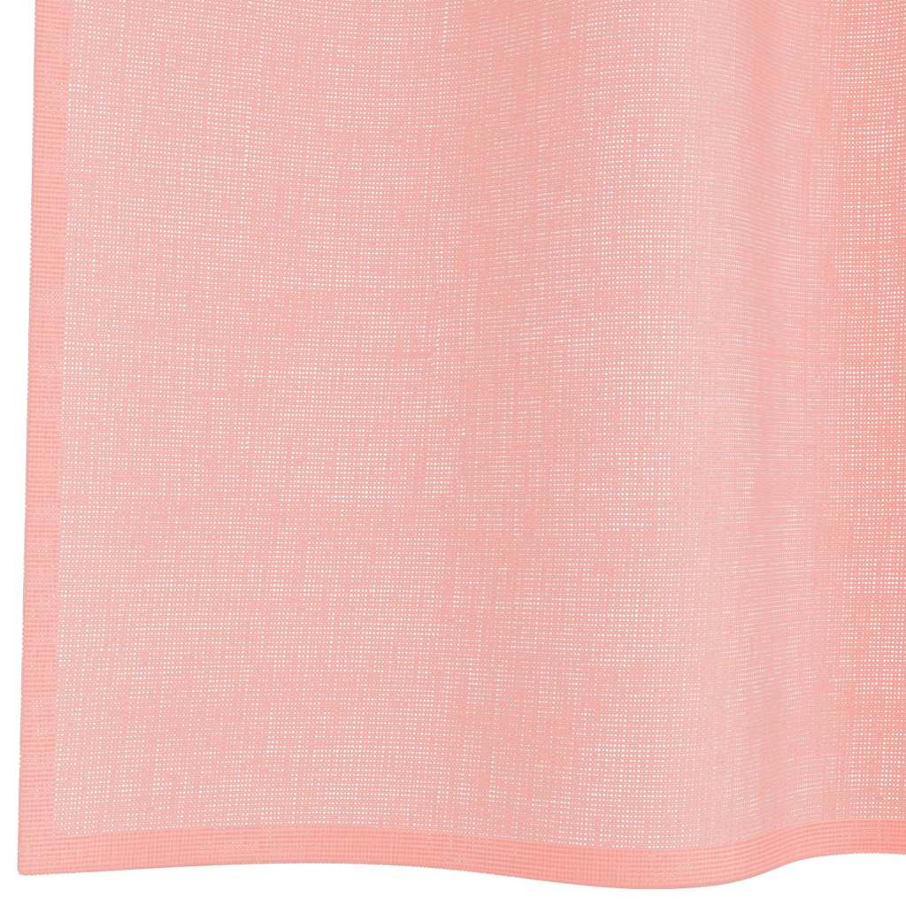 Tende in Voile con Passanti 2 pz Rosa 140x260 cm 4102290