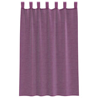 Tende in Voile con Passanti 2 pz Viola 140x175 cm 4102292