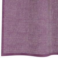 Tende in Voile con Passanti 2 pz Viola 140x175 cm 4102292