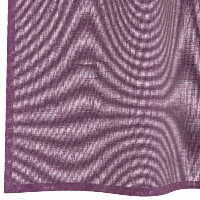 Tende in Voile con Passanti 2 pz Viola 140x175 cm 4102292