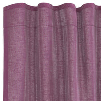 Tende in Voile con Passanti 2 pz Viola 140x245 cm 4102294