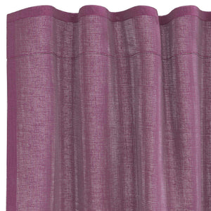 Tende in Voile con Passanti 2 pz Viola 140x245 cm 4102294
