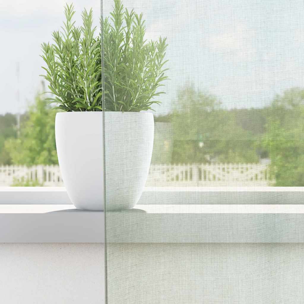 Tende in Voile con Passanti 2 pz Grigio Chiaro 140x245 cm 4102299