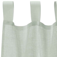 Tende in Voile con Passanti 2 pz Grigio Chiaro 140x245 cm 4102299