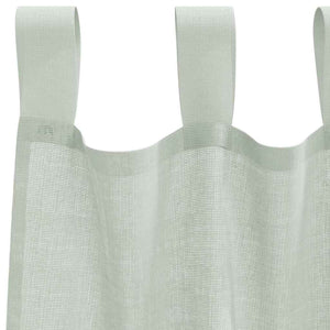 Tende in Voile con Passanti 2 pz Grigio Chiaro 140x260 cm 4102300