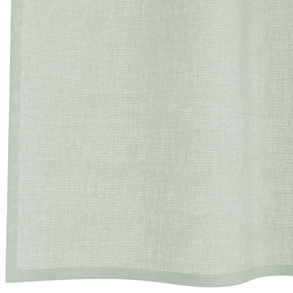 Tende in Voile con Passanti 2 pz Grigio Chiaro 140x260 cm 4102300
