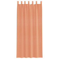 Tende in Voile con Passanti 2 pz Terracotta 140x225 cm 4102323