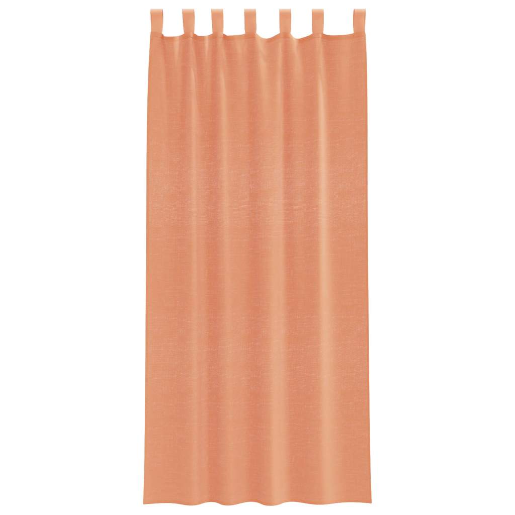 Tende in Voile con Passanti 2 pz Terracotta 140x245 cm 4102324