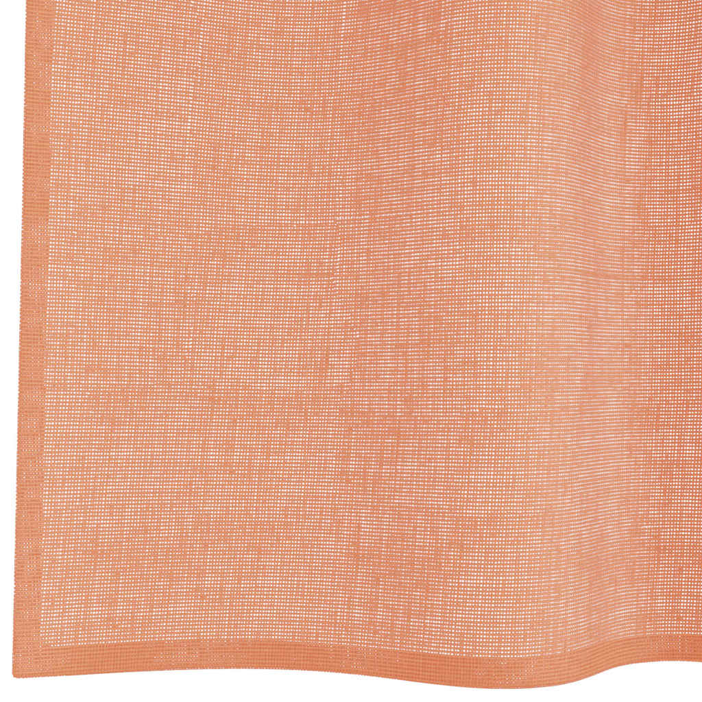 Tende in Voile con Passanti 2 pz Terracotta 140x245 cm 4102324