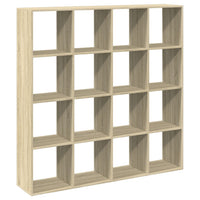 Libreria Rovere Sonoma 137,5x29x137,5 cm in Legno Multistrato 3310291