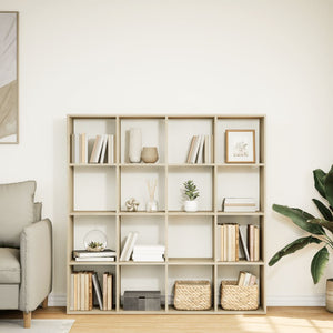 Libreria Rovere Sonoma 137,5x29x137,5 cm in Legno Multistrato 3310291