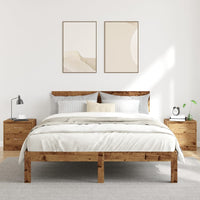 vidaXL Comodini Legno Antico 2 pz 40x30x40 cm in Legno Multistrato