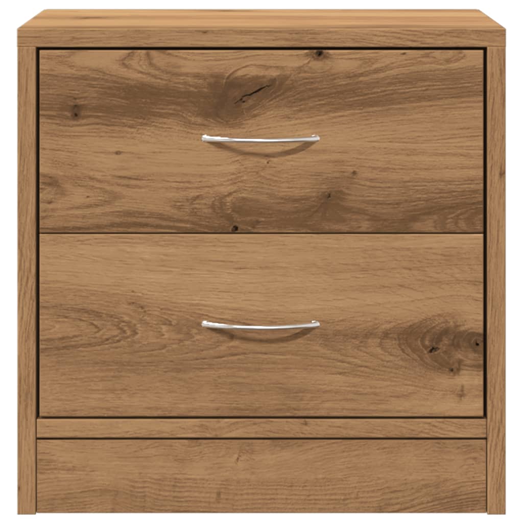 Comodino Rovere Artigianale 40x30x40 cm in Legno Multistrato 855926
