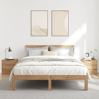 vidaXL Comodini 2pz Rovere Artigianale 40x30x40 cm in Truciolato