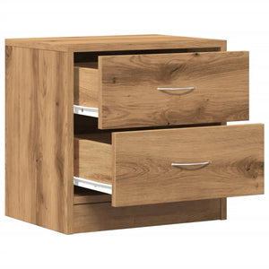 vidaXL Comodini 2pz Rovere Artigianale 40x30x40 cm in Truciolato