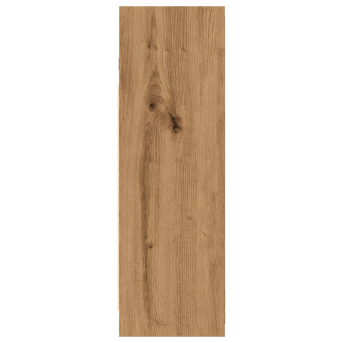 vidaXL Mobile Bagno con Specchio Rovere 62,5x20,5x64 cm Multistrato