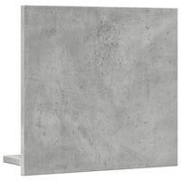 Mobile Bagno con Specchio Grigio Cemento 40x11x37 cm Truciolato 856182