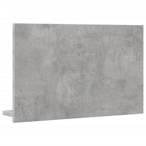 Mobile Bagno con Specchio Grigio Cemento 60x11x37 cm Truciolato 856192