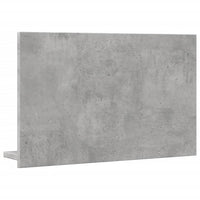 vidaXL Mobile Bagno con Specchio Grigio Cemento 60x11x37 cm Truciolato