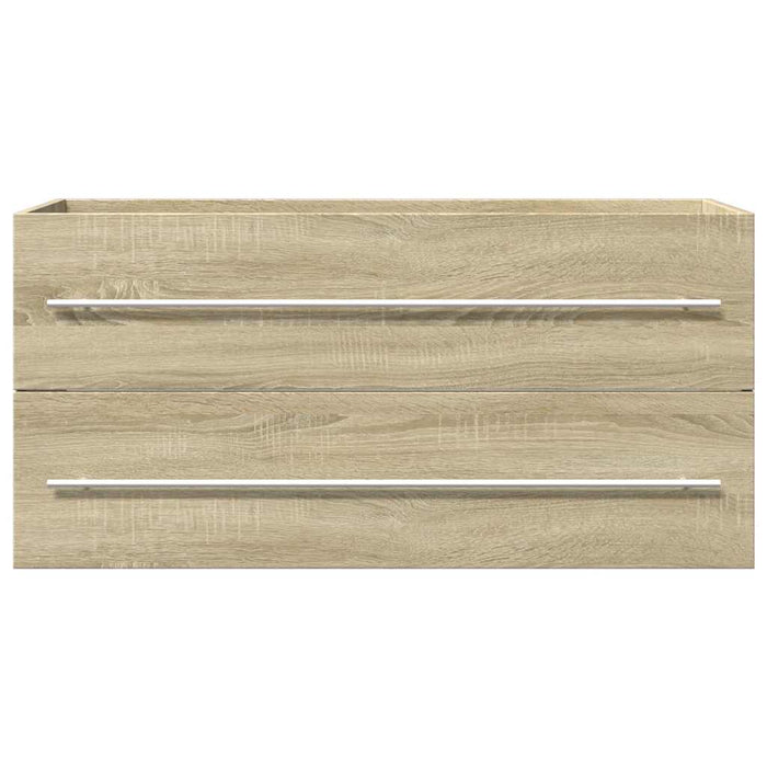 Mobile Lavabo Rovere Sonoma 100x38,5x48 cm in Legno Multistrato