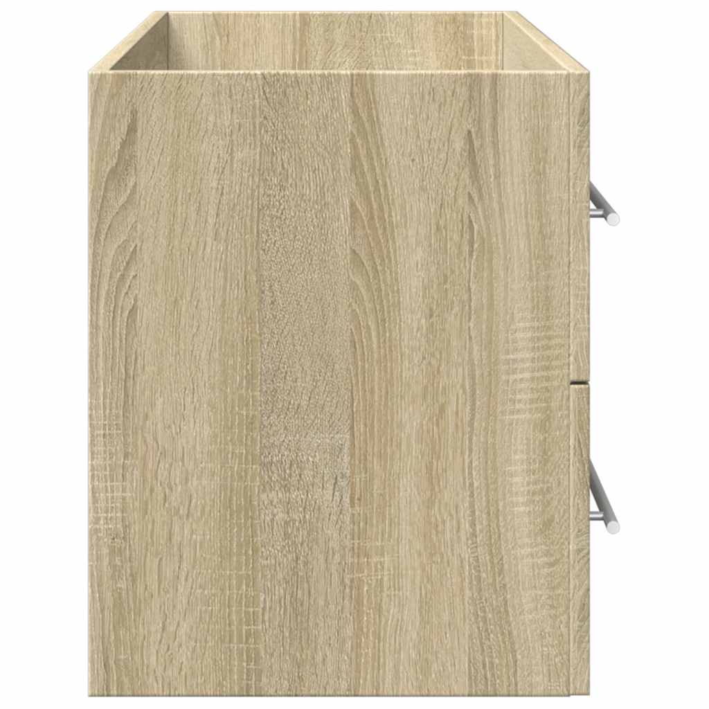 Mobile Lavabo Rovere Sonoma 100x38,5x48 cm in Legno Multistrato
