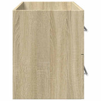 Mobile Lavabo Rovere Sonoma 100x38,5x48 cm in Legno Multistrato