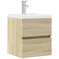 Mobile Lavabo Rovere Sonoma 41x38,5x45 cm in Legno Multistrato 856236