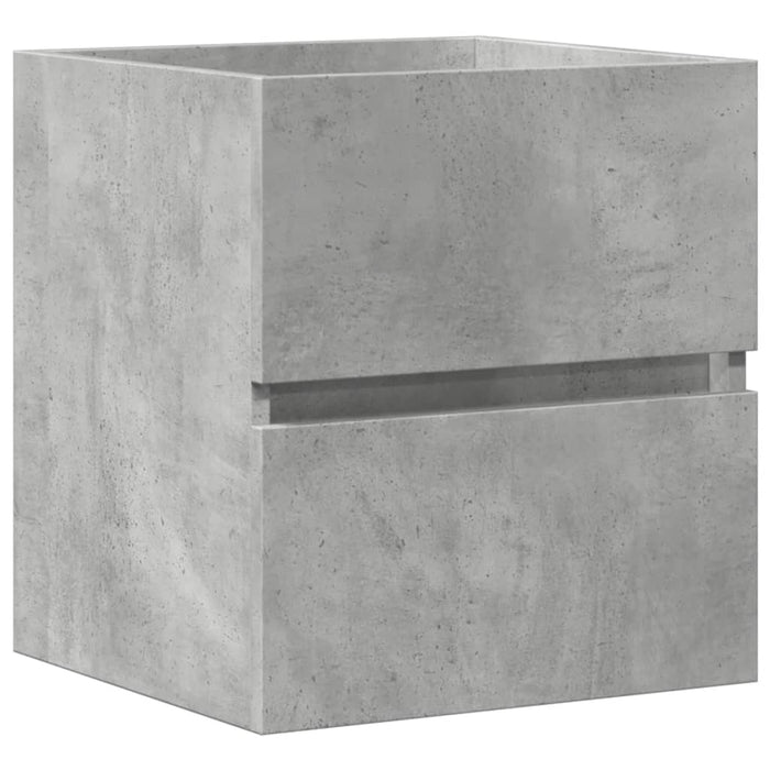vidaXL Mobile Lavabo Grigio Cemento 41x38,5x45 cm in Legno Multistrato