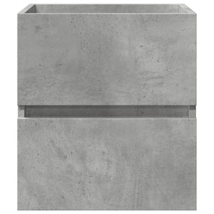 Mobile Lavabo Grigio Cemento 41x38,5x45 cm in Legno Multistrato 856237