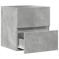 Mobile Lavabo Grigio Cemento 41x38,5x45 cm in Legno Multistrato 856237