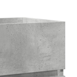 Mobile Lavabo Grigio Cemento 41x38,5x45 cm in Legno Multistrato 856237