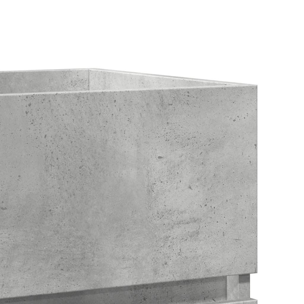 vidaXL Mobile Lavabo Grigio Cemento 41x38,5x45 cm in Legno Multistrato