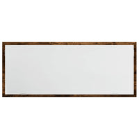 Specchio Bagno LED Rovere Fumo 100x8,5x37cm Legno Multistrato 856272