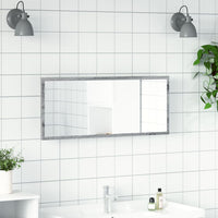 Specchio da Bagno con LED Grigio Sonoma 100x8,5x37cm Truciolato 856273