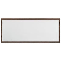 Specchio da Bagno LED Rovere Marrone 100x8,5x37cm in Truciolato 856274