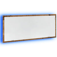 Specchio Bagno LED-Specchio Decorativo Legno Antico 100x8,5x37 cm Legno Multistrato