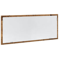 Specchio Bagno LED Legno Antico 100x8,5x37 cm Legno Multistrato 856275
