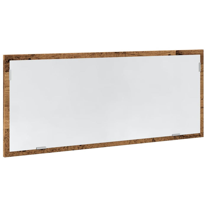 Specchio Bagno LED Legno Antico 100x8,5x37 cm Legno Multistrato 856275