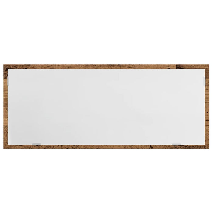 Specchio Bagno LED Legno Antico 100x8,5x37 cm Legno Multistrato 856275