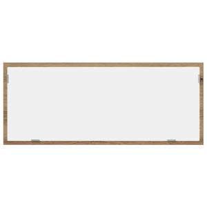 Specchio Bagno LED-Specchio Decorativo Rovere Artigianale 100x8,5x37 cm Multistrato