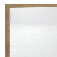 Specchio Bagno LED-Specchio Decorativo Rovere Artigianale 100x8,5x37 cm Multistrato