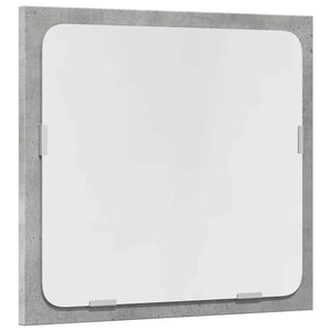 Set Mobili da Bagno 2 pz Grigio Cemento in Legno Multistrato 856368